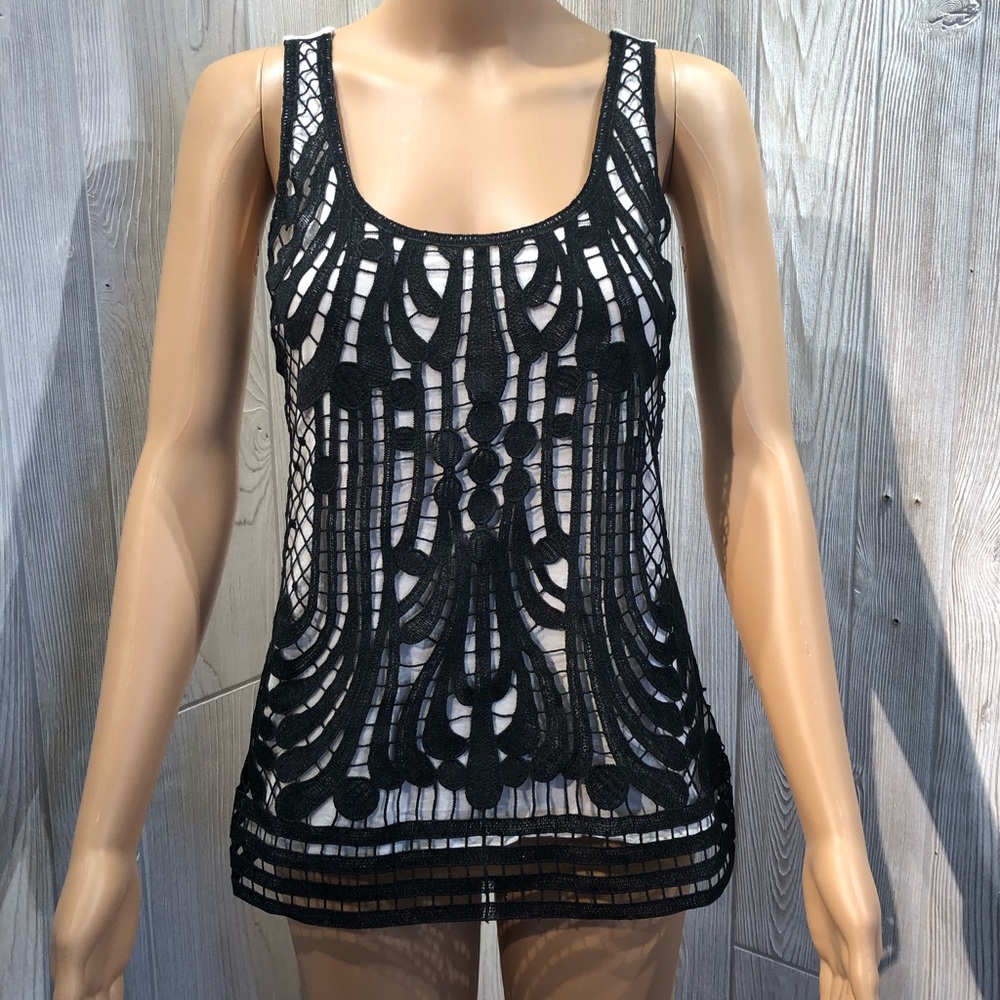 Express Lace Sleeveless Top size Small
